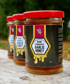 Raw Fermented Garlic Honey 250g